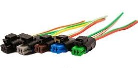 تصویر از سوکت دوفیش سوزنی رنگی شمع آب 206